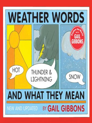 cover image of Weather Words and What They Mean (New Edition)